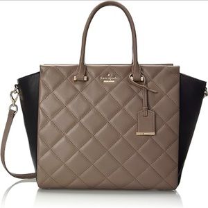 Kate Spade Emerson Place Hayden Bag, Spring Putty/Black